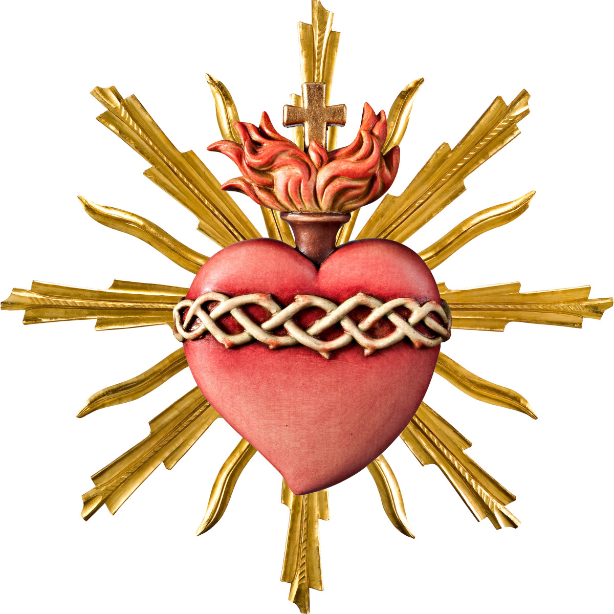 Sacrado Corazón de Jesús con aureola